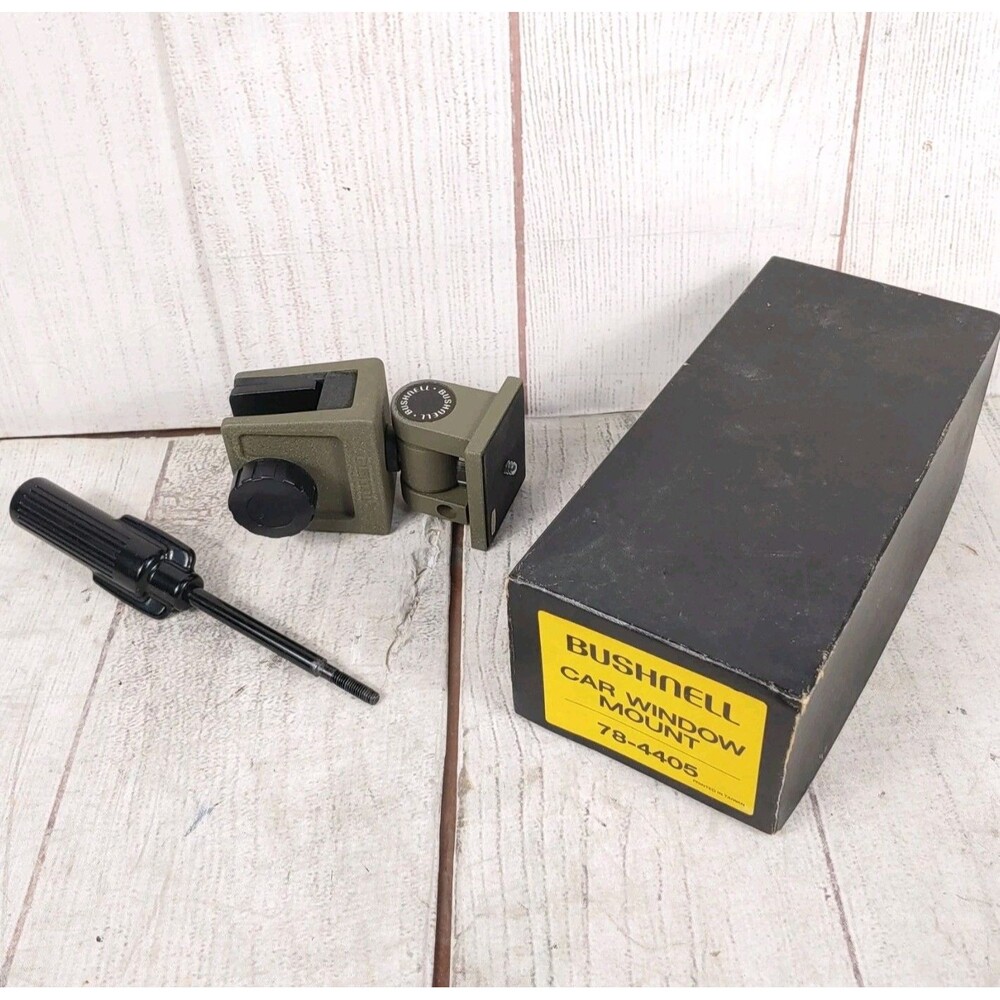 NEW OPEN BOX Bushnell Window Mount - Binocular Spotting Scope Camera Car 78-4405